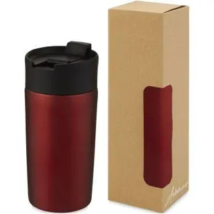 Jetta 330ml Kupfer-Vakuum Thermo-Becher, Leuchtend Rot TK Gruppe® Grosshandel 