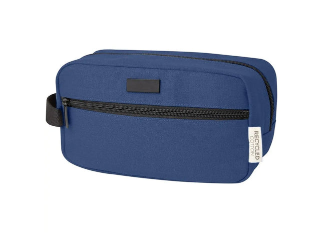 Joey Navy Kosmetiktasche aus Recyceltem Canvas, 3,5 L - Nachhaltig TK Gruppe® Grosshandel 