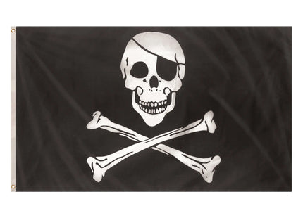 Jolly Roger Flagge, Groß 5Ft X 3Ft, Robust & Wetterfest TK Gruppe® Grosshandel 