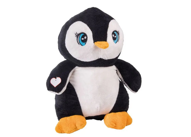 Jumbo Kuschel-Pinguin SKIPPER - in lebhaften Farben - Ein fröhlicher Gefährte für große Umarmungen TK Gruppe® Grosshandel 