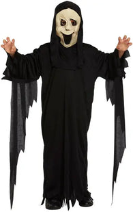 Jungen Kostüm Dämon Geist Large, Gruseliges Halloween Outfit, 10-12 Jahre TK Gruppe® Grosshandel 