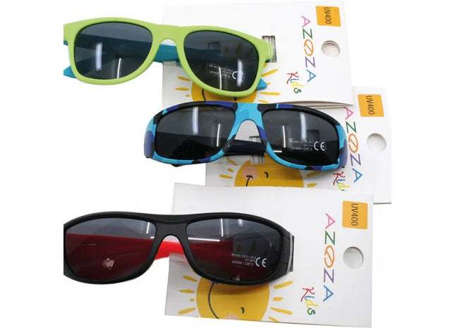 Jungen Sonnenbrillen Basis-Set, 11 Verschiedene Modelle, UV400 Schutz TK Gruppe® Grosshandel 