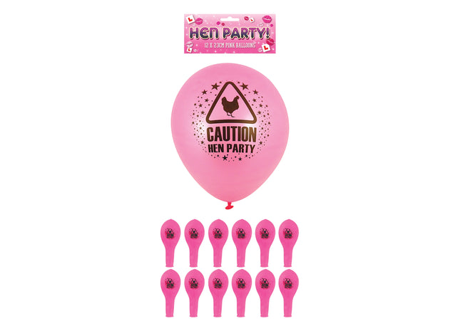 Junggesellenabschiedsballons 23 cm mit Aufdruck – Partydekoration TK Gruppe® Grosshandel 