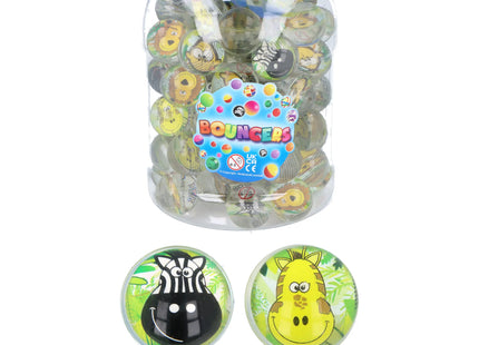 Jungle Ball Jetball 3,3 cm – 4 sortierte Farben, bunte Sprungbälle für Kinder TK Gruppe® Grosshandel 