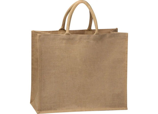 Jutetasche Hannover - Braune Jute-Tragetasche, Umweltfreundlich und Robust für Einkäufe TK Gruppe® Grosshandel 