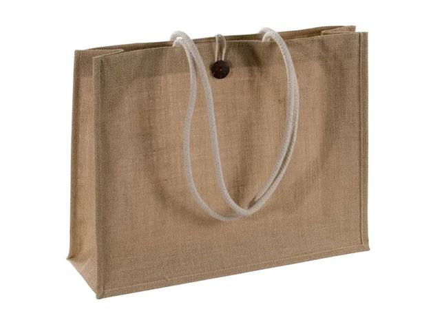 Jutetasche Kastamonu - Braune Naturfaser-Tragetasche, Robust und Nachhaltig für tägliche Nutzung TK Gruppe® Grosshandel 