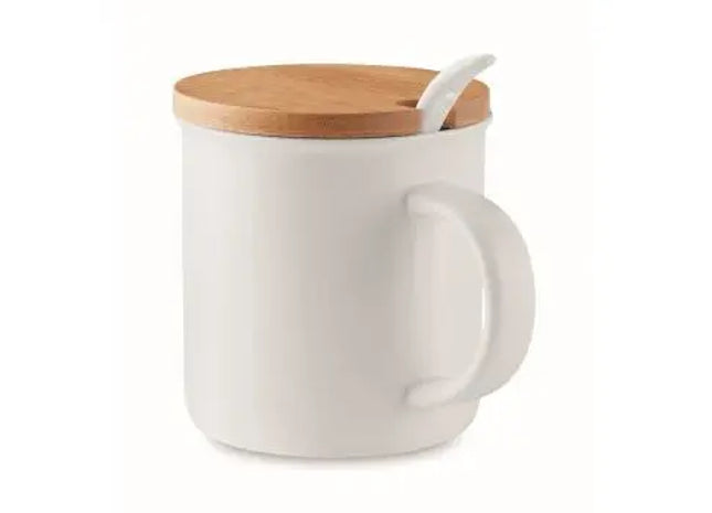 KENYA Porzellan-Kaffeebecher, Elegantes Weiß - 350 ml TK Gruppe® Grosshandel 