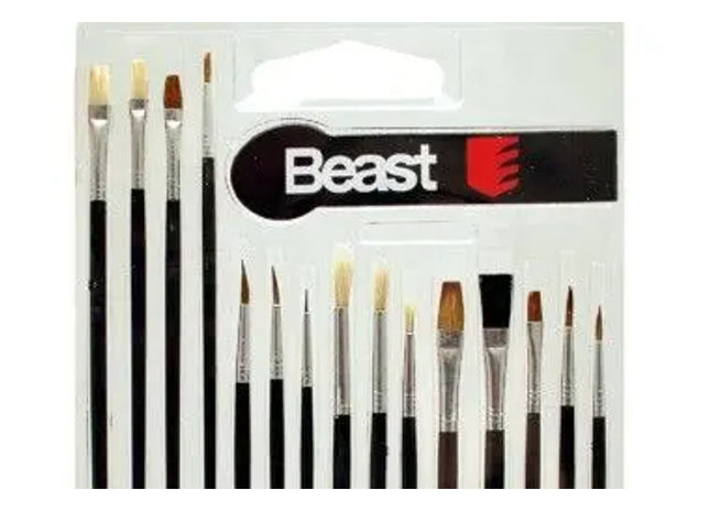 KLEINPINSELSATZ ;Premium Kleinpinsel-Set – Feindetailpinsel für Modellbau, Miniaturmalerei & Präzisionsarbeiten, Vielseitiger Feinpinselsatz mit Synthetikborsten, Perfekt für Acryl-, Öl- & Aquarellfarben TK Gruppe® Grosshandel 