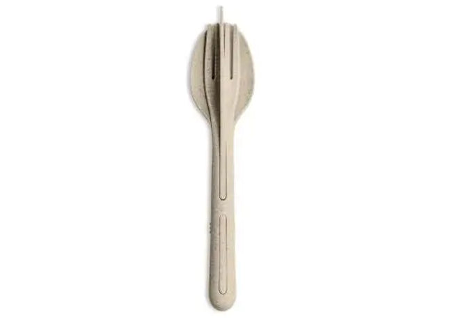 KLIKK 3-Teiliges Besteck-Set in Desert Sand: Natürlich & Stilvoll TK Gruppe® Grosshandel 