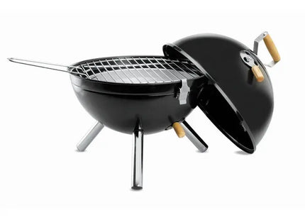 KNOCKING Rundgrill – Hochwertiger Holzkohlegrill in Schwarz TK Gruppe® Grosshandel 