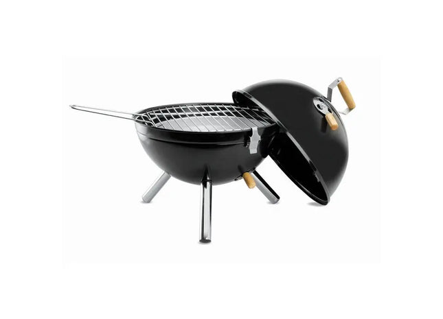 KNOCKING Rundgrill – Hochwertiger Holzkohlegrill in Schwarz TK Gruppe® Grosshandel 