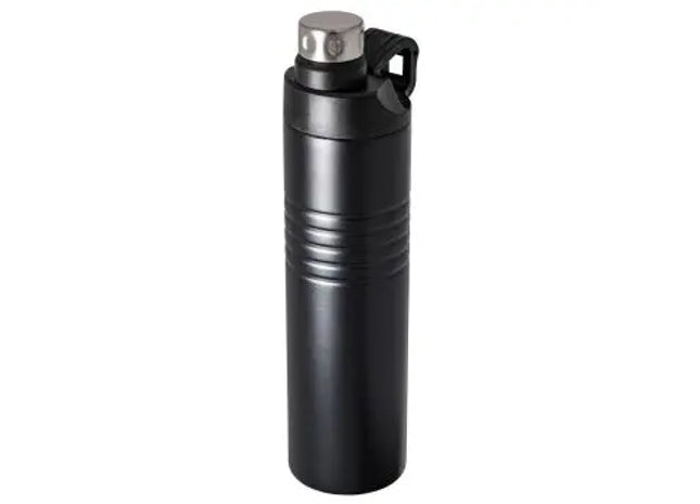 KORINTH Thermotrinkflasche, Vakuumisoliert, Elegantes Design, 500 ml - Schwarz TK Gruppe® Grosshandel 