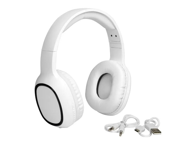 Kabellose INDEPENDENCE Kopfhörer - Drahtlose weiße Headsets für ultimativen Musikgenuss TK Gruppe® Grosshandel 