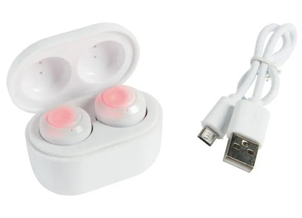 Kabellose NEXT GENERATION In-Ear-Kopfhörer - Weiße drahtlose Earbuds für besten Sound TK Gruppe® Grosshandel 