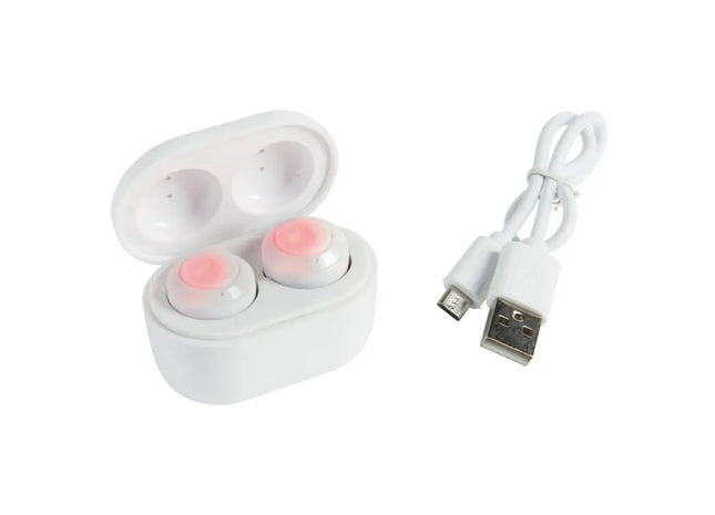 Kabellose NEXT GENERATION In-Ear-Kopfhörer - Weiße drahtlose Earbuds für besten Sound TK Gruppe® Grosshandel 