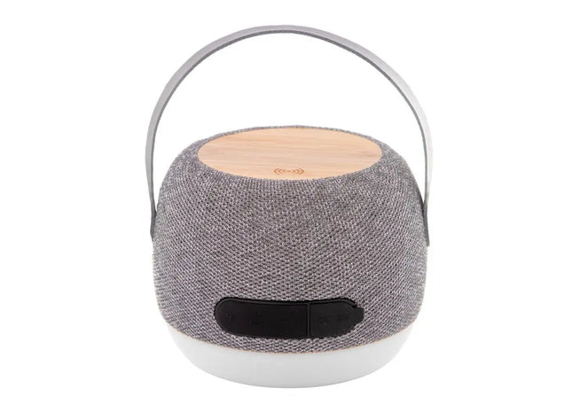 Kabelloser Lumifi Lautsprecher mit Ladefunktion - Grau, Bluetooth-kompatibel TK Gruppe® Grosshandel 