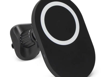 Kabelloses Kfz-Ladegerät R-ABS, 15W Schnellladung, Schwarz TK Gruppe® Grosshandel 