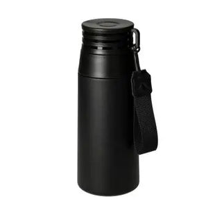 Kabru Vakuumflasche 480 ml - Hochleistungs-Isolierung, Edles Schwarz TK Gruppe® Grosshandel 
