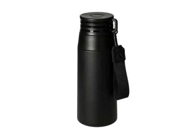 Kabru Vakuumflasche 480 ml - Hochleistungs-Isolierung, Edles Schwarz TK Gruppe® Grosshandel 
