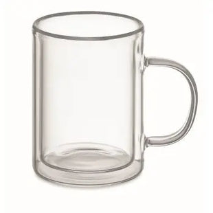 Kaffeebecher Glas 225 ml SUBLIMGLOSS+ - Transparent, Hochwertiger Glasbecher, Personalisierbar, Spülmaschinenfest TK Gruppe® Grosshandel 