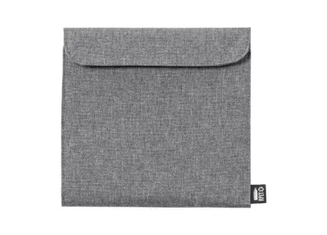 Kalkin RPET Snacktasche - Grau: Wiederverwendbar, umweltfreundlich, stilvoll, langlebig, vielseitig TK Gruppe® Grosshandel 