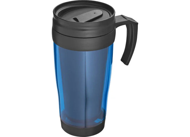 Isolier-Trinkbecher in Blau - Fort Worth Design, Hält Getränke Länger Warm/Kalt TK Gruppe® Grosshandel 
