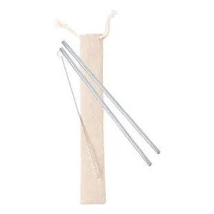 Kalux Trinkhalm-Set in Silber: Nachhaltig, Elegant & Vielseitig TK Gruppe® Grosshandel 