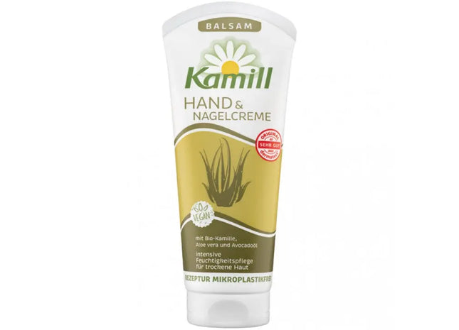 Kamill Hand- und Nagelpflege 100 ml Balsam - Feuchtigkeitsspendende Creme für geschmeidige Haut und Nägel TK Gruppe® Grosshandel 