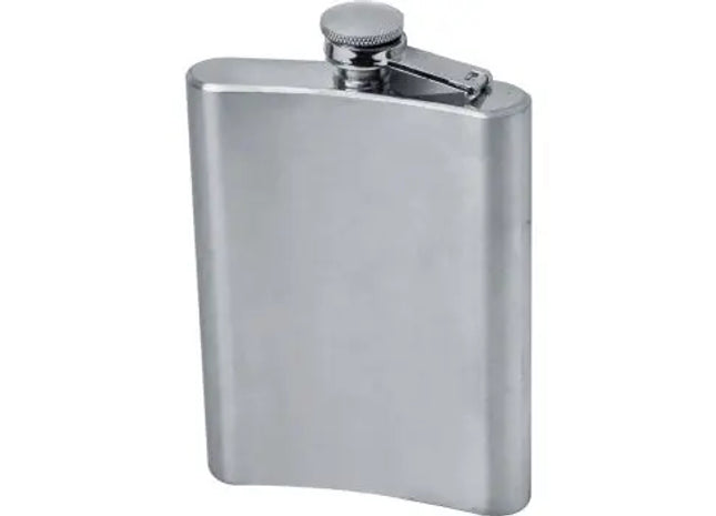 Kansas City Flachmann – Elegantes Silbergrau TK Gruppe® Grosshandel 