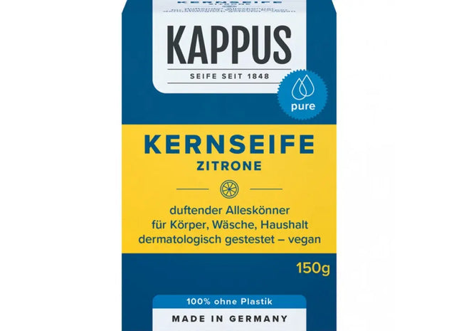 Kappus Core Soap Lemon 150g: Refreshing Citrus Cleanse TK Gruppe® Grosshandel 