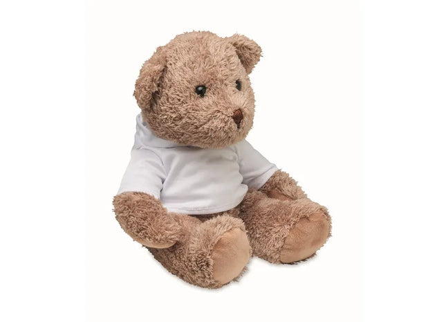 Kapuzen-Bär JOHN - in strahlendem Weiß - Ein cooler Kumpel für lässige Kuschelabenteuer TK Gruppe® Grosshandel 