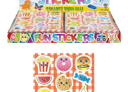 Foodie Face Sticker 10x11,5 cm, 12 Stück/Karte - Dekorative Aufkleber für Küche & DIY TK Gruppe® Grosshandel 