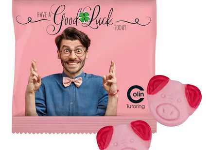 Katjes Fred Ferkel Gummis mit individuellem Druck, perfekt für Werbung TK Gruppe® Grosshandel 