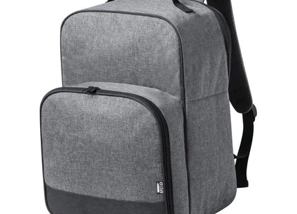 Kazor RPET Picknick Cooler Backpack - Grau: Stilvoll, Praktisch, Nachhaltig - Kühlung für Unterwegs TK Gruppe® Grosshandel 