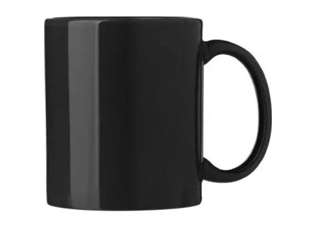 Kenna Keramikbecher, Tiefschwarz, Modernes Design, 350ml TK Gruppe® Grosshandel 