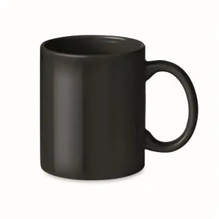 Keramik Kaffeebecher 300 ml DUBLIN TONE - Schwarz, Hochwertiger Becher, Stilvolles Design, Spülmaschinenfest TK Gruppe® Grosshandel 