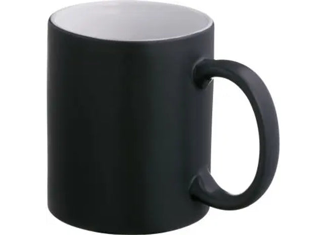 Keramiktasse Thessaloniki - Schwarz, Hochwertiger Becher, Spülmaschinenfest, Stilvolles Trinkgefäß TK Gruppe® Grosshandel 