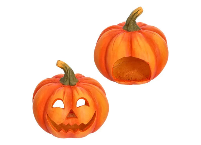 Kerzenhalter Kürbis, Muster 2, Groß, ca. 23cmH TK Gruppe® Grosshandel 