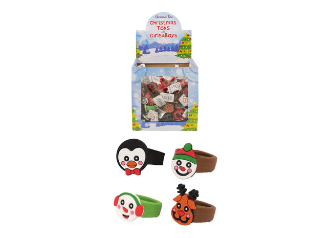 Kerzenring Weihnachten 2 x 3 cm, 4er-Set, dekorativer Adventskranzring TK Gruppe® Grosshandel 