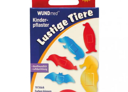 Kids' Adhesive Bandages 10-Pack - Fun Animal Designs TK Gruppe® Grosshandel 