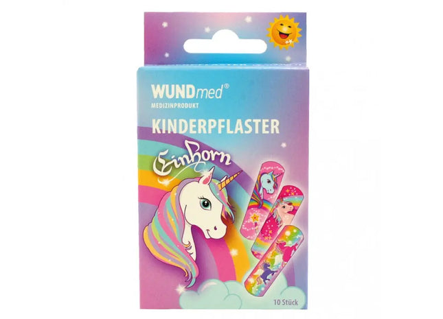 Kids' Unicorn Adhesive Bandages - Pack of 10 TK Gruppe® Grosshandel 