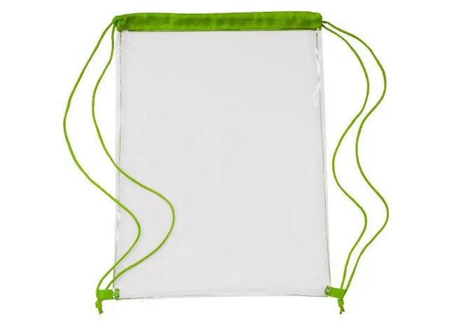 Kiki PVC Turnbeutel-Rucksack - Limettengrün, Praktisch und Stilvoll für Unterwegs TK Gruppe® Grosshandel 
