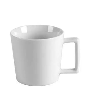 Kim Großformatige Keramiktasse 410 ml in Weiß inkl. einfarbigem Druck – Personalisierbar TK Gruppe® Grosshandel 