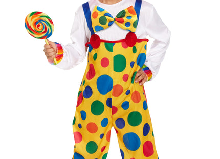 Kinder-Clown-Kostüm klein, lustiges Zirkus-Outfit, Alter 4-6 Jahre TK Gruppe® Grosshandel 