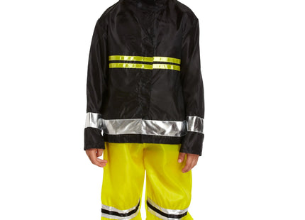 Kinder-Feuerwehrmann-Kostüm, Größe 4-6 Jahre, Spielzeug-Feuerwehr-Uniform TK Gruppe® Grosshandel 