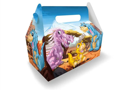 Kinder Lunchbox Dino 23x23x12cm: Praktische und niedliche Lunchbox mit Dinosauriermotiv für Schule und unterwegs. Ideal für kleine Dino-Fans TK Gruppe® Grosshandel 