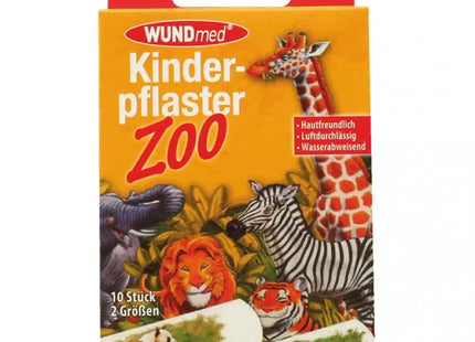 Kinder Pflaster mit Zoo-Motiven, 10 Stück in zwei Größen TK Gruppe® Grosshandel 