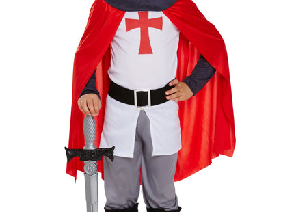 Kinder Ritterkostüm Groß (10-12 Jahre) - Mittelalterliches Krieger-Outfit TK Gruppe® Grosshandel 