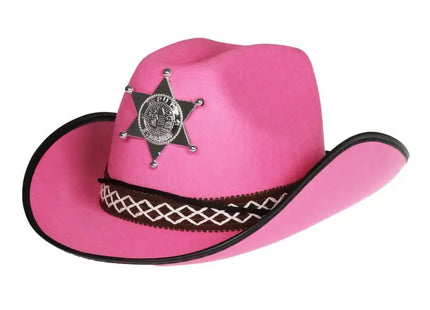 Kinder Sheriff-Hut in Pink TK Gruppe® Grosshandel 