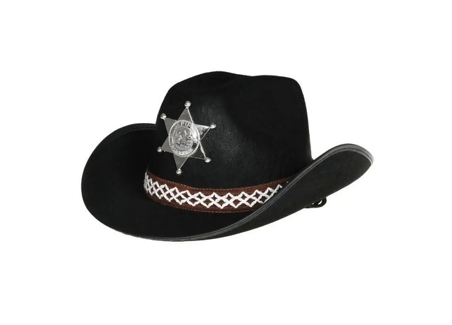 Kinder Sheriff-Hut in Schwarz TK Gruppe® Grosshandel 